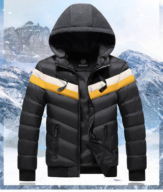 Men Winter Casual Hooded Jacket