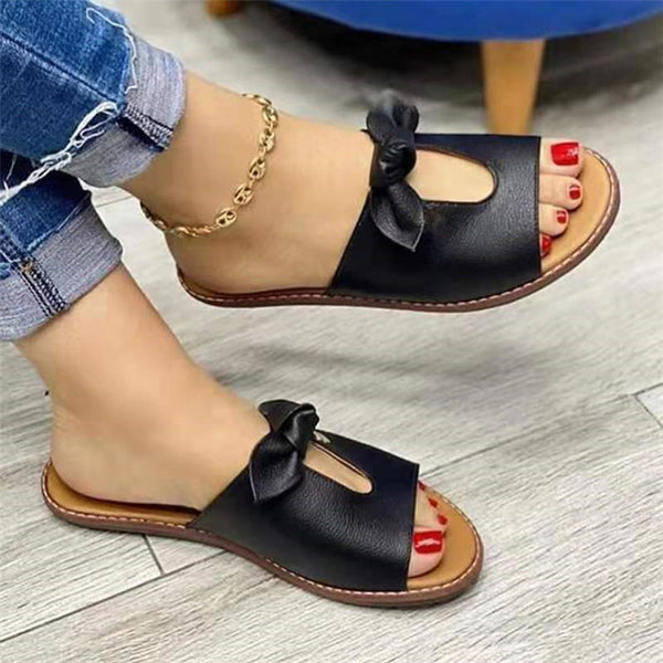 Bow Strap Fish Mouth Sandals