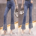 Women Pearl Flared Jeans