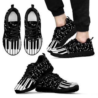 Women Musical Print Sneakers