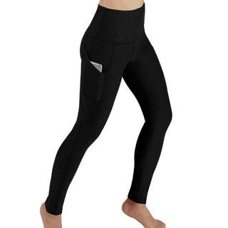 Buy black Side Pocket High Waist Leggings