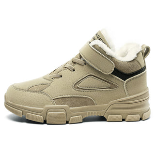 Buy khaki Children&#39;s Winter Warm Fleece Boots