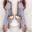 Women's Sleeveless Long Rompers