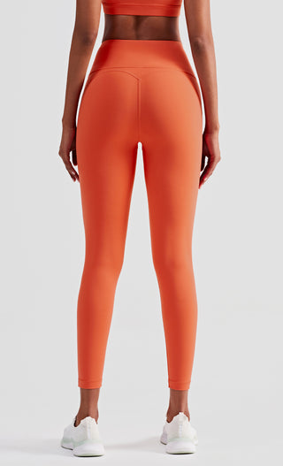 Buy orange Women Warm Fur Lined Leggings