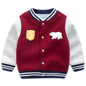 Cotton Striped Animal Sports Jacket