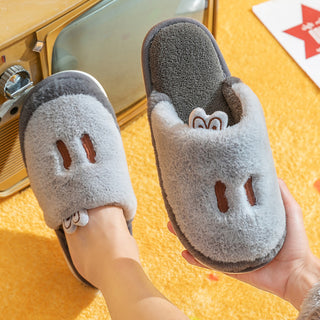 Buy grey Women Color Plush Slip-on Comfort Shoes