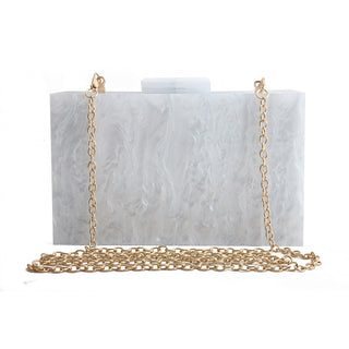 Marble Pattern Acrylic Luxury Crossbody Purse