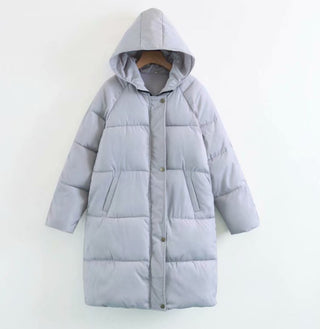 Buy gray Women Thick Hooded Jacket