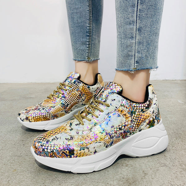 Women Casual Patterned Sneakers