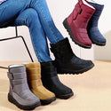 Women Velcro Winter Warm Snow Boots