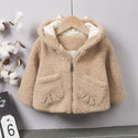 Cashmere Cotton Cat Ear Wool Hooded Sweater