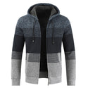 Men Hooded Zipper Sweater