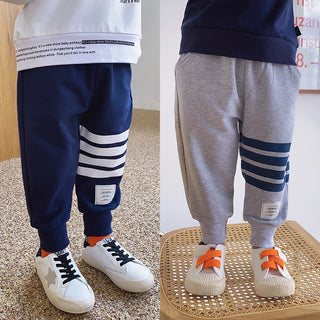 Striped Comfortable Cotton Sweatpants