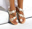 Women Floral Strapped Slip-On Sandals