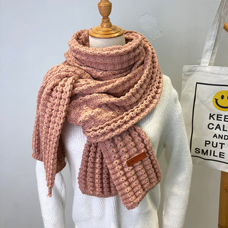 Buy pink Women Wool Winter Scarf