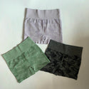 High Stretch Seamless Camouflage Shorts