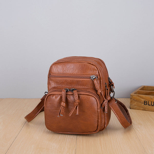 Women Soft Leather Crossbody Bag