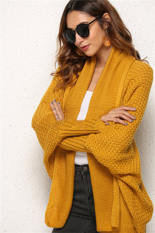 Buy yellow Women Knitwear Acrylic Cardigan Shawl