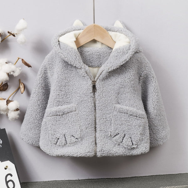 Cashmere Cotton Cat Ear Wool Hooded Sweater