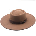 Concave Solid-Coloured Felt Hat