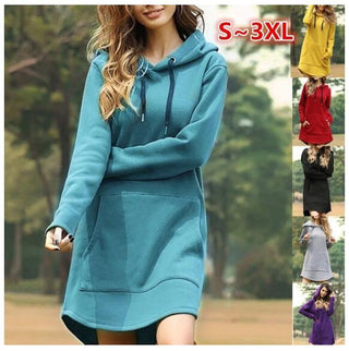 Solid Color Long Sleeve Hoodie