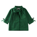 Kids Long Woolen Trench Coat