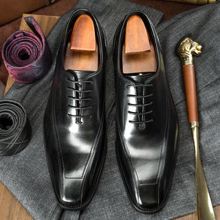 Buy black Men&#39;s Casual Oxford Leather Shoes