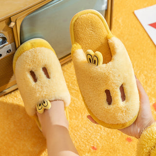 Buy yellow Women Color Plush Slip-on Comfort Shoes