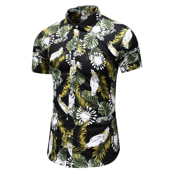 Men Floral Printing Shirts