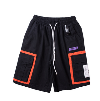 Men Tide Brand Loose Overalls Shorts