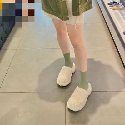 Baotou Plush Lamb Wool Comfort Shoes