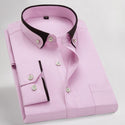 Men Long Sleeved Fancy Dress Shirt-