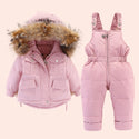 Two-Piece Winter Jacket and Snow Pants Set