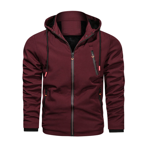 Men Detachable Hooded Jacket