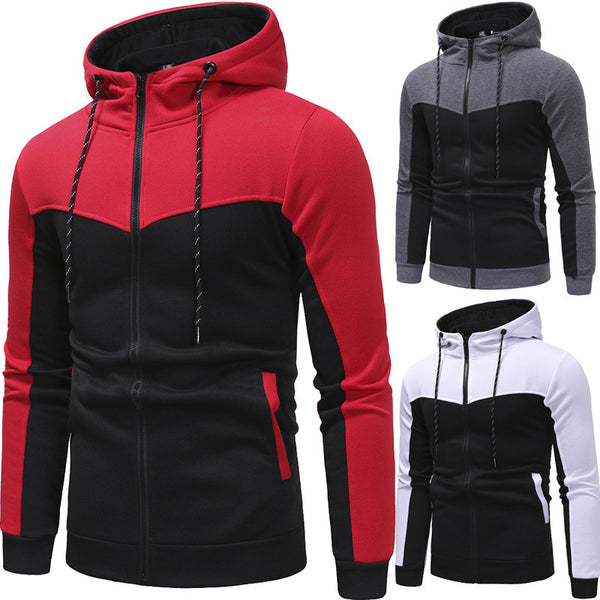 Men Casual Hooded Start Sweatshirt Suit