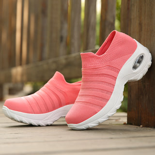 Buy pink Women Hallow Heel Casual Sneakers