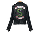 Women Viper Snake Leather Jacket