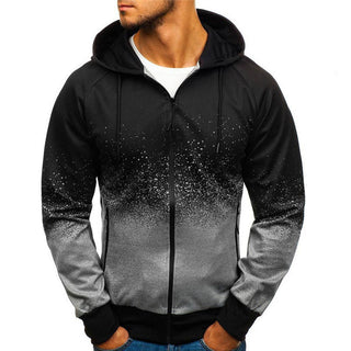 Buy grey Men Digital Printing Hoodie