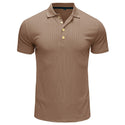 Men's Short Sleeve Polo Lapel T-Shirt