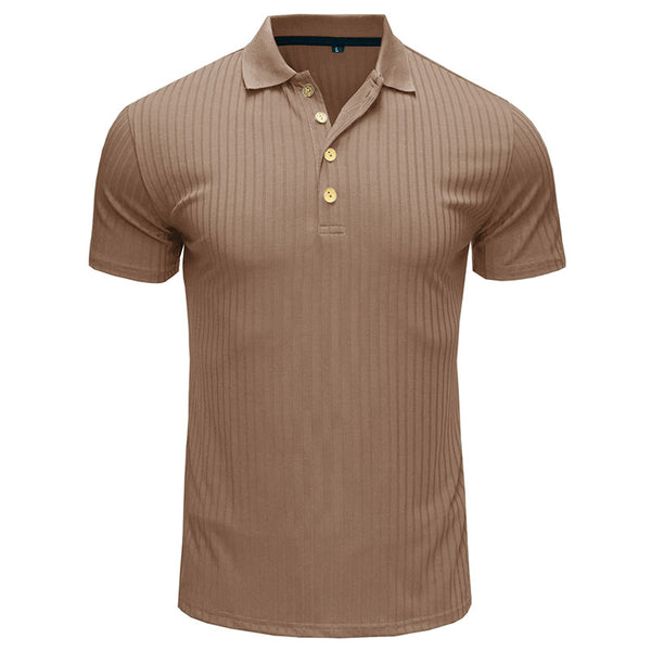 Men's Short Sleeve Polo Lapel T-Shirt