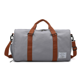 Buy light-grey Fitness Sports Gym Tote Workout Duffel Bag