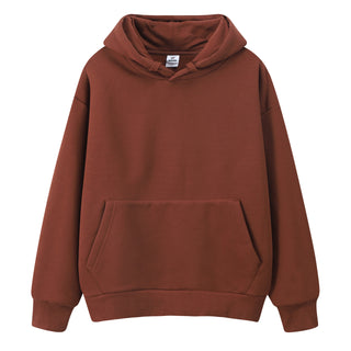 Buy brown Women Velvet Thick Pullover Cotton Hoodie