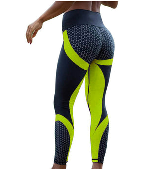 Buy yellow Women High Waisted Patterned Leggings