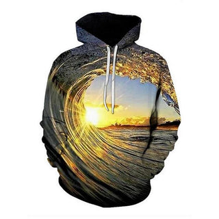 Buy 29style Men Printed 3D Long-sleeved Hoodie