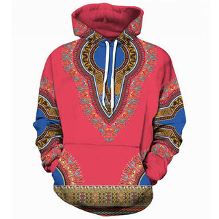 Buy pink Men Ethnic Patterned Multi Colored Hoodie