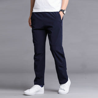 Buy blue Men Straight Thin Pants