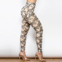 Camouflage Curvy High Waist Leggings