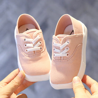 Buy pink Kids Canvas Viscose Shoes