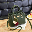 Women Casual Handbag with Fuzzy Extension