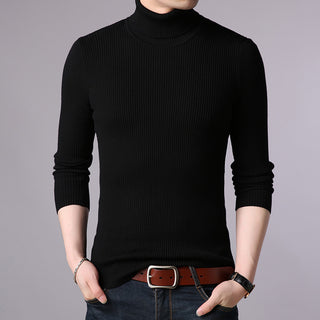 Buy black Men Casual Knitted Sweater